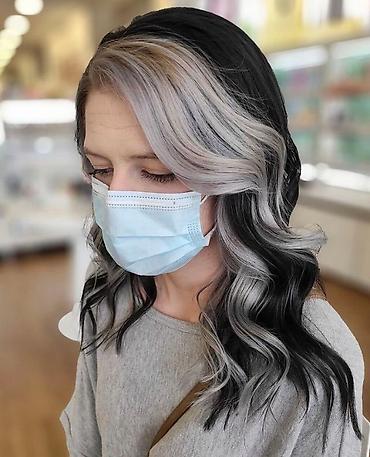 Парикмахеры: Окрашивание «money piece»/лицевые пряди - Акцентное окрашивание — 13