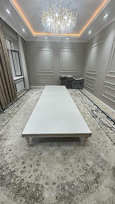 Столы для зала: Бүктөлмө столдор сатылат ! Баасы :3800с өлчөмүнө жараша баасы at lalafo.kg — 3 Столы для зала: Бүктөлмө столдор сатылат ! Баасы :3800с өлчөмүнө жараша баасы — 3