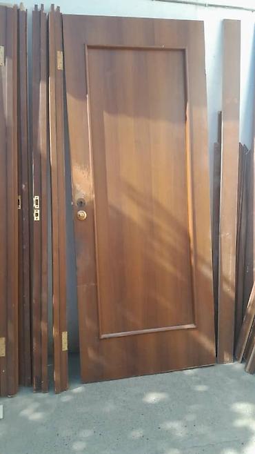 Балконные двери: Межкомнатные двери из шпонированного дерева, классический оттенок — 8