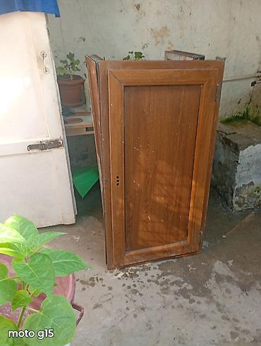 dolab skaf: Mebel qapıları dəsti – təbii ağac görünüşlü.Kombi üçün plastik . - — 3