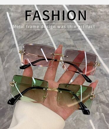oprema za butik: Naočare za sunce - neobičan dizajn, tanke, nežne, prelepe naočare. UV