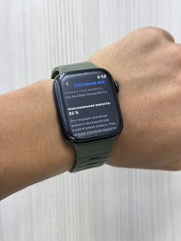 Apple Watch: Apple Watch Series 8 (GPS) Коробка и зарядка есть✅ На экране стоит — 3