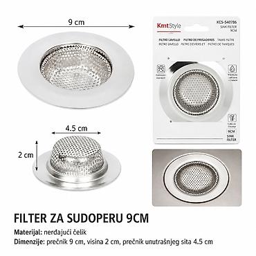 KMT Otvora cediljka za sudoperu 5406786 Praktična cediljka/filter za