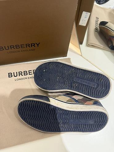 Детская обувь: Цвет - Бежевый Кроссовки, Burberry, Размер: 27, Унисекс — 3