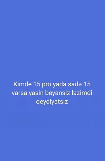 islenmis notbuk: IPhone 15, Desert Titanium, Barmaq izi, Face ID