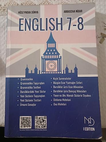 i̇ngilis dili: Məhsul: “English 7-8” dərs vəsaiti Müəlliflər: Hüseynova Dünya — 1