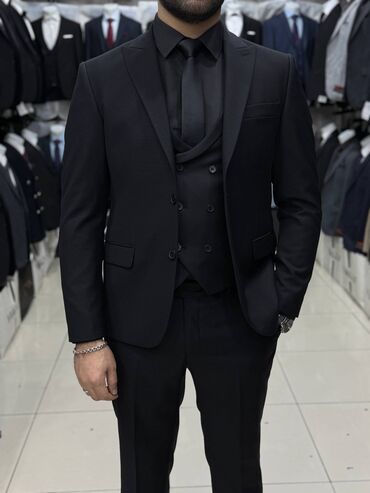 Kostyumlar: Kişi kostyum dəsti - Stil: Klassik, dar kəsim (slim fit) iki düyməli — 14