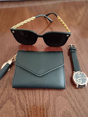 Setovi nakita: Ženski modni set: sat + novčanik + naočare za sunce Sadržaj seta: - — 12