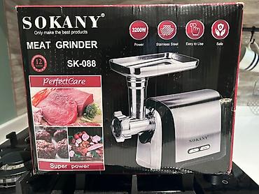gida bloku: Ət çəkən maşın Sokany, 3200 Vt, Revers ilə, Yeni — 2