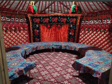 Аренда юрт: Аренда юрты, Каркас Деревянный, 75 баш, С полом, Самовар, Стулья at lalafo.kg — 3 Аренда юрт: Аренда юрты, Каркас Деревянный, 75 баш, С полом, Самовар, Стулья — 3