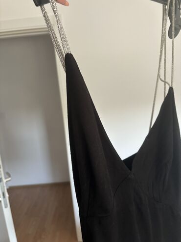 treger haljina: H&M M (EU 38), color - Black, Cocktail, With the straps