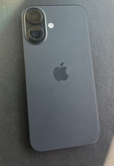 купить iphone se 1: IPhone 16, Колдонулган, 256 ГБ, Кара, 100 %