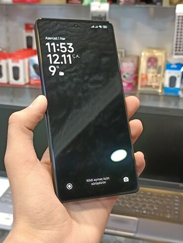 barter telefonlar: Poco F5, 256 GB, rəng - Qara, Sensor, Barmaq izi, Face ID