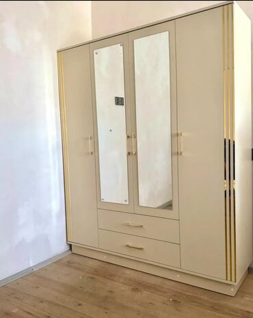 кухня мебель: Yeni, Açılan, 4 qapılı Düz dolab, Qarderob, paltar dolabı, Azərbaycan