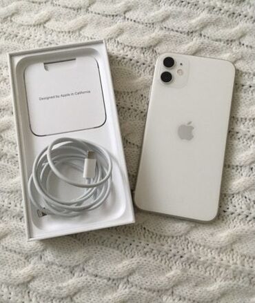 мобильные телефоны в оше: IPhone 11, Колдонулган, 64 ГБ, Ак, Каптама, Кабель, Куту, 85 %
