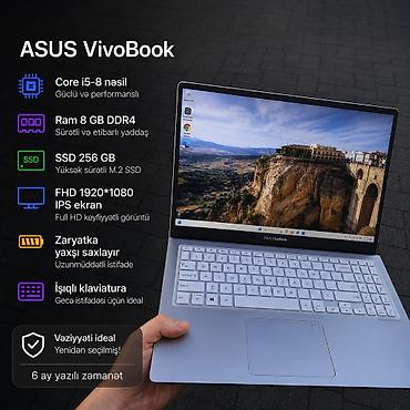 asus vivobook max: Vivobook core i5-8 nəsil/8 nüvə/ DDR4 ram 8gb/SSD 256gb Salam əziz — 1