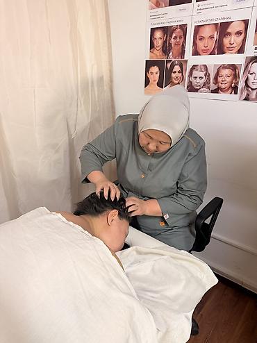 Массаж: Фейс массаж.Табигый жол менен беттеги бырыштарды, баштагы, желкедеги — 9