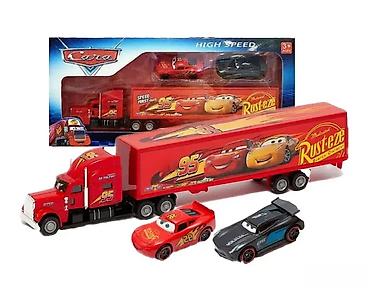 igračke bebe: Munja mekvin transporter sa 2 autica. munja mekvin transporter sa 2 — 1