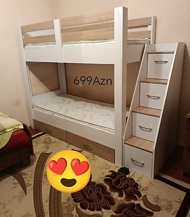 lamini mebel: Oğlan və qız üçün, Yeni, Çarpayı, Matrassız, Siyirməli — 1