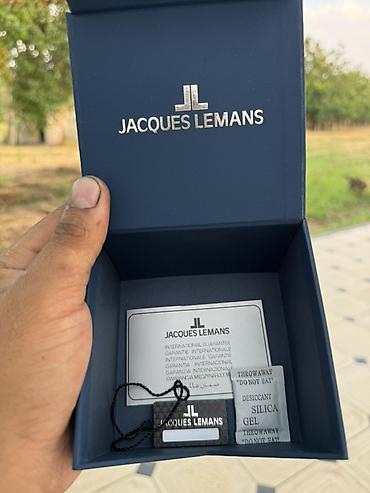 белая обувь: Часы Jacques Lemans оригинал мужские, в фирменной коробке с подушечкой — 2