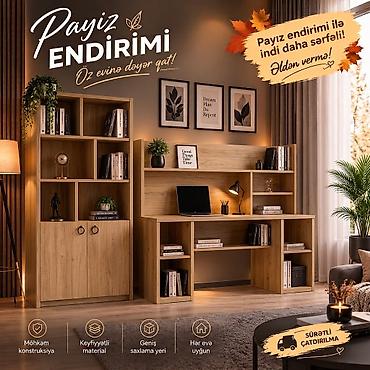 kunc ref: Müasir kitab rəfi – 5 mərtəbəli, çoxfunksiyalı saxlamaya malik model — 6