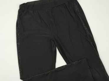 bluzki z błyszczącą nitką: Material trousers, 8XL (EU 56), condition - Good