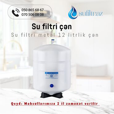 İçki texnikası: Su filtri çəni 12 litrlik metal paslanmaz çən Türkiyə istehsalı