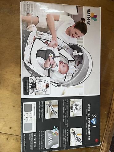 besikler: Mastela 3-in-1 Deluxe Multi-Functional Bassinet – körpələr üçün — 3