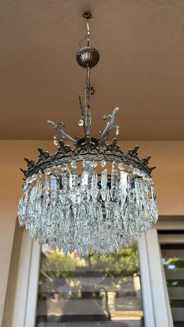 Ostali stilski nameštaj: Stari kristalni luster - ODLIČNO STANJE U odličnom stanju 💎 Kao na — 3