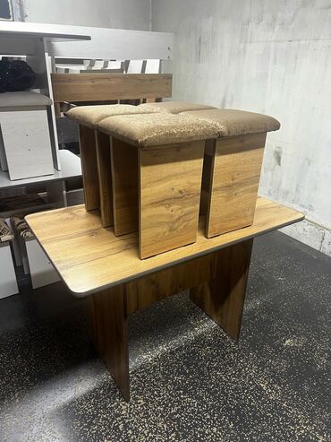 Кухонные столы и стулья: Кухонный стол и стул, Новый — 3