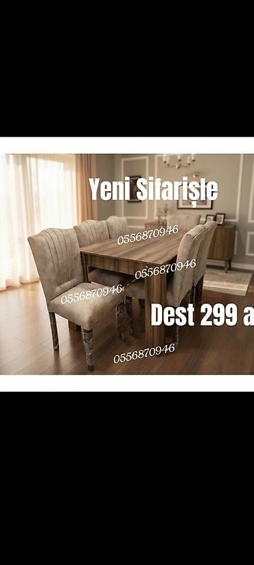 ders masa: Düz masa, Qonaq otağı üçün, 6 nəfər, Açılmayan, Rusiya, Zəmanətli — 6