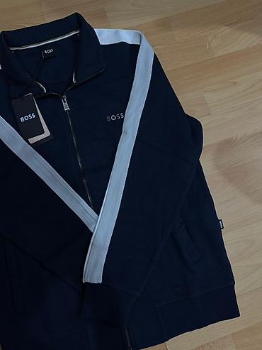 white: Мужской спортивный костюм, L, S, M, Boss, Новый, цвет - Синий, Самовывоз — 3