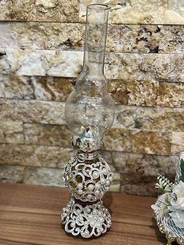 masaustu dest: Dekorativ set – güzgü, şamdanlar və aksesuar qabı - Oval masaüstü — 5