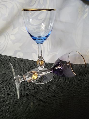 Antiques: Bohemija case za vino,kristal,rucni rad 1950g+. Case Bohemija — 6