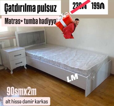 2 ci el carpayilar: Yeni, Təknəfərlik çarpayı, Bazasız, Matras ilə, Siyirməsiz