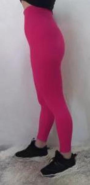 Helanke, biciklistički šortsevi: Ženske sportske helanke – hot pink - Visok struk sa širokim — 19