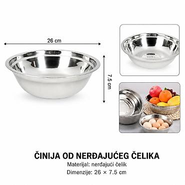 KMT umivaonik za supu od nerđajućeg čelika 2419027 - Materijal