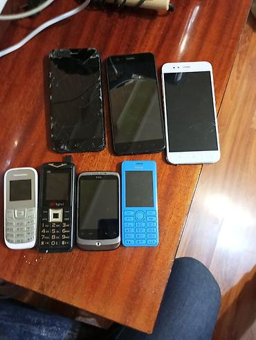 ucuz htc: Müxtəlif model mobil telefonlar dəsti - Üst sıra: - 2 ədəd sensorlu — 2