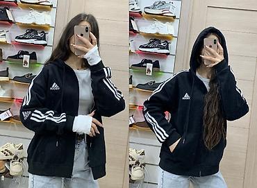 üst geyimleri: Svitşot, Adidas, rəng - Qara — 4