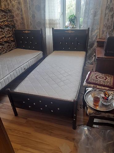 Sifarişlə çarpayılar: Birnəfərlik, Bazasız, Pulsuz matras, Siyirməsiz, Azərbaycan, Metal — 10