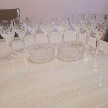 Qədəhlər: Qədəhlər, Xrustal, 8 ədədli dəst, Rusiya — 11