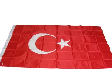 maşın üçün bayraq: Bayraq. Türkiyə bayrağı 90x150 sm. Materialı atlas parçadır