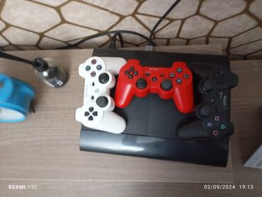 playstation прокат: PS 3 super slim ciddi olanlar narahat etsin 47 oyun 500 GB yaddaş 3