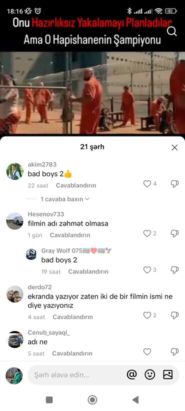 crowd1 nədir: Ekran görüntüsü "Bad Boys 2" filminin səhnəsini göstərir. Səhnədə