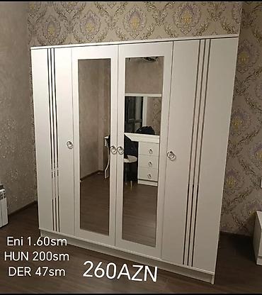 Yeni, 4 qapılı, Güzgülü, Bej, Açılan, Düz dolab lalafo.az -da Yeni, 4 qapılı, Güzgülü, Bej, Açılan, Düz dolab