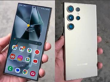 samsung 200 azn: Samsung Galaxy S24 Ultra, 256 GB, rəng - Bej, Simsiz şarj — 1