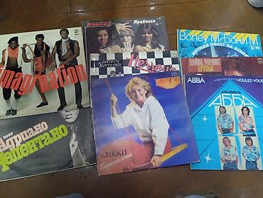 Виниловые пластинки: Виниловые пластинки (разная подборка советской/российской эстрады — 12