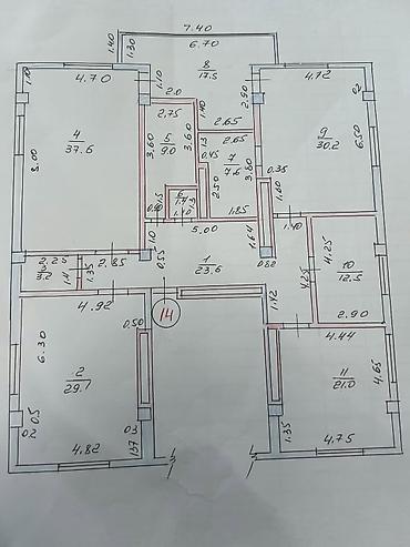 Продажа квартир: 4 комнаты, 191 м², Элитка, 8 этаж, Евроремонт — 14