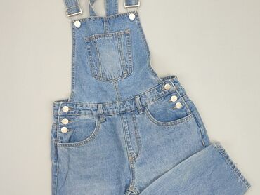 spodnie jogger damskie z łańcuszkiem: Dungaree, Cropp, XS (EU 34), condition - Good