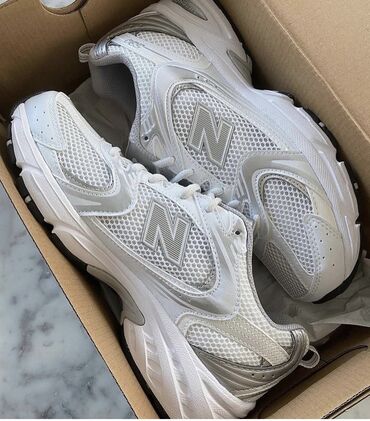 New Balance, Ölçü: 38.5, rəng - Ağ, İşlənmiş